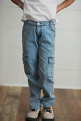 Load image into Gallery viewer, Light Washed Cargo Pant - 8
