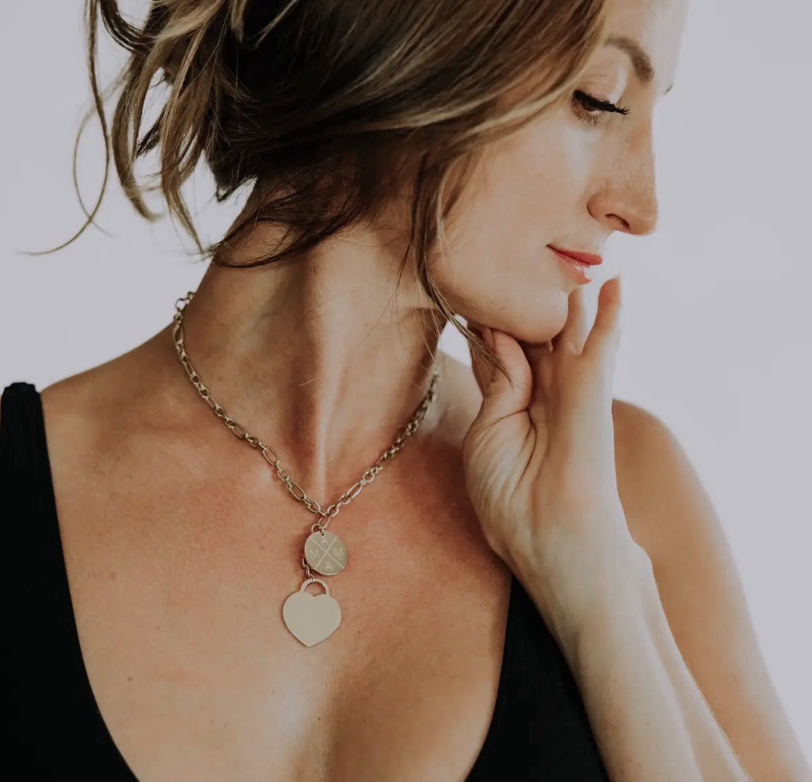 Mama X Gold Layered Necklace