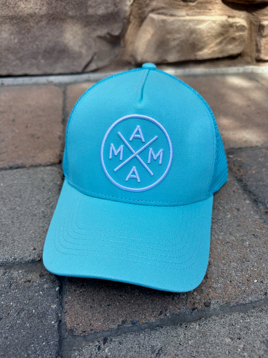 Mama X Premium Trucker Hat Mint