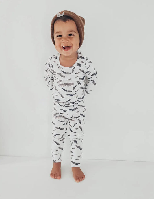 Bat Print 2pc Jammies Organic Cotton