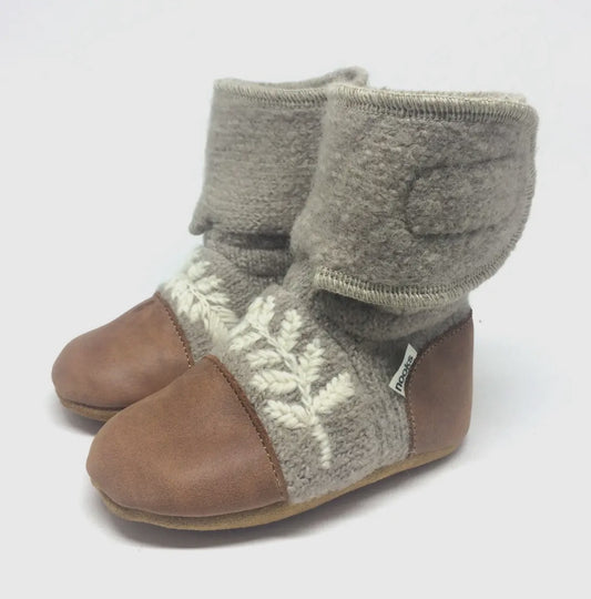 Dove Wool Booties