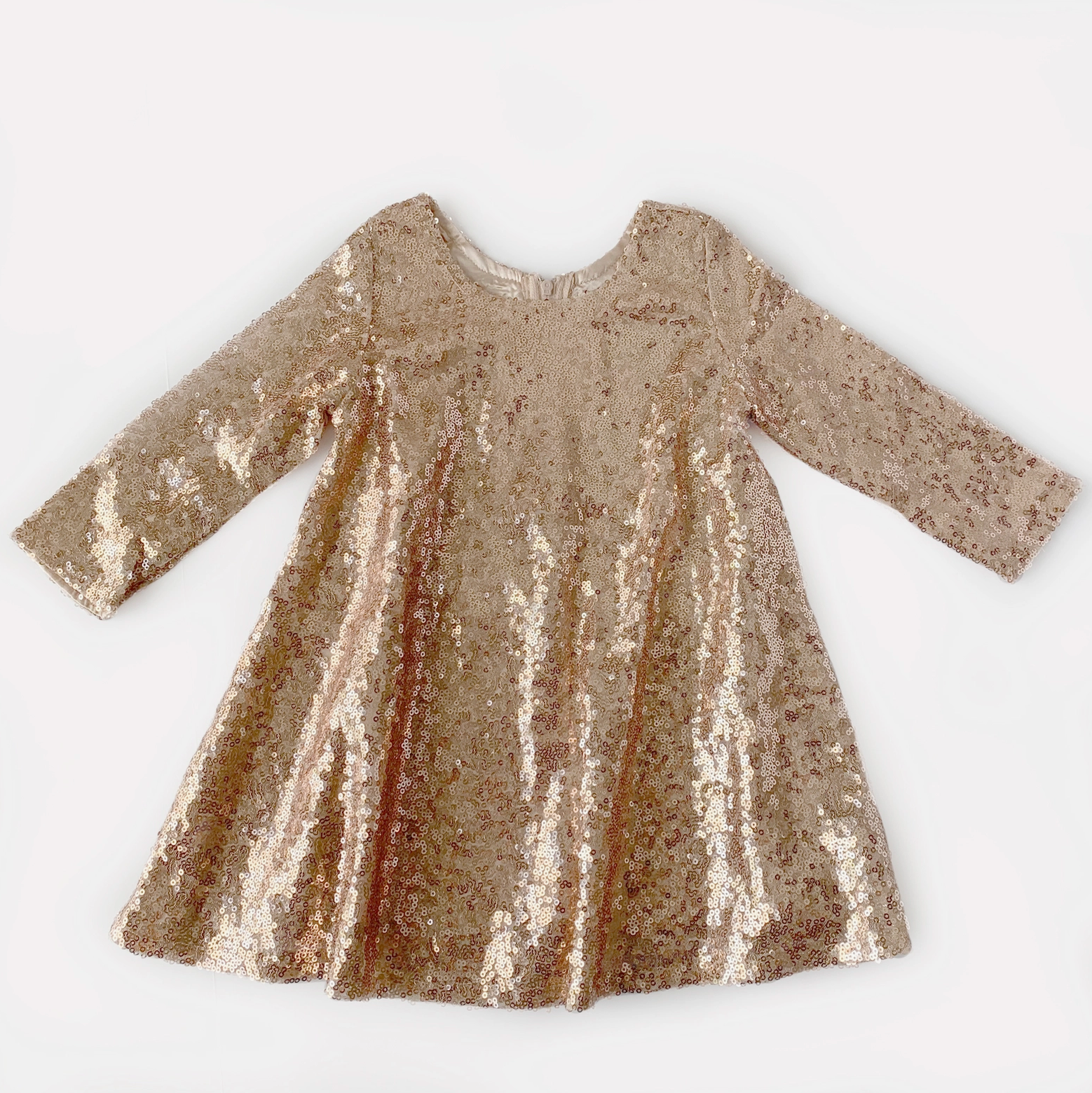 Rose Gold Sequin Dress - 18-24M